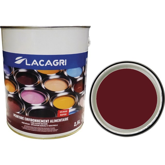 Peinture Environnement Alimentaire Alkyde LIE de VIN POT 2,5KG Lacagri référence fournisseur 1676470